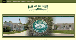 Desktop Screenshot of lakeofthepinesindy.com